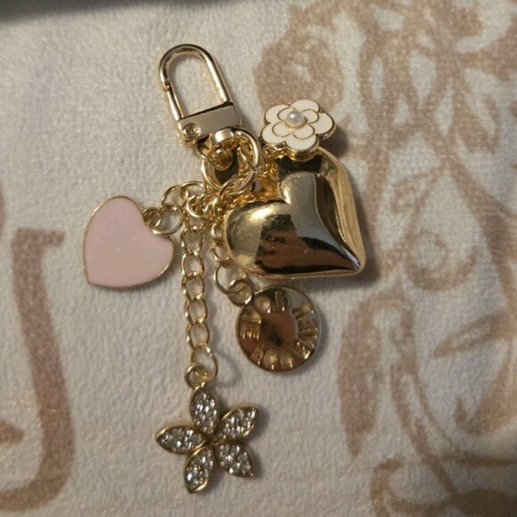 Juicy Couture JUICY FOR ALL Bag Dusty Blush/ Chocolate w/ add-on Keychain NWT - Picture 5 of 9